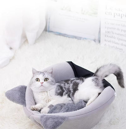 CAT BED WITH PILLOW