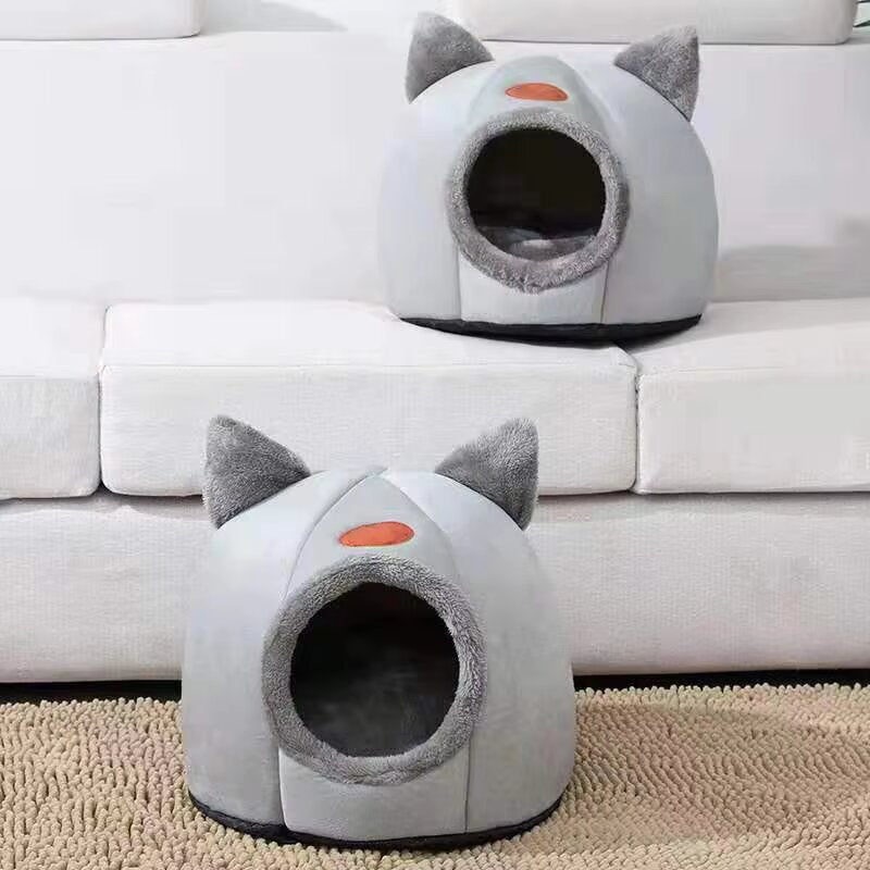 CAT BED WITH PILLOW